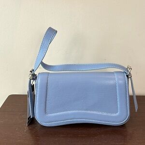 Boohoo small blue purse NWT